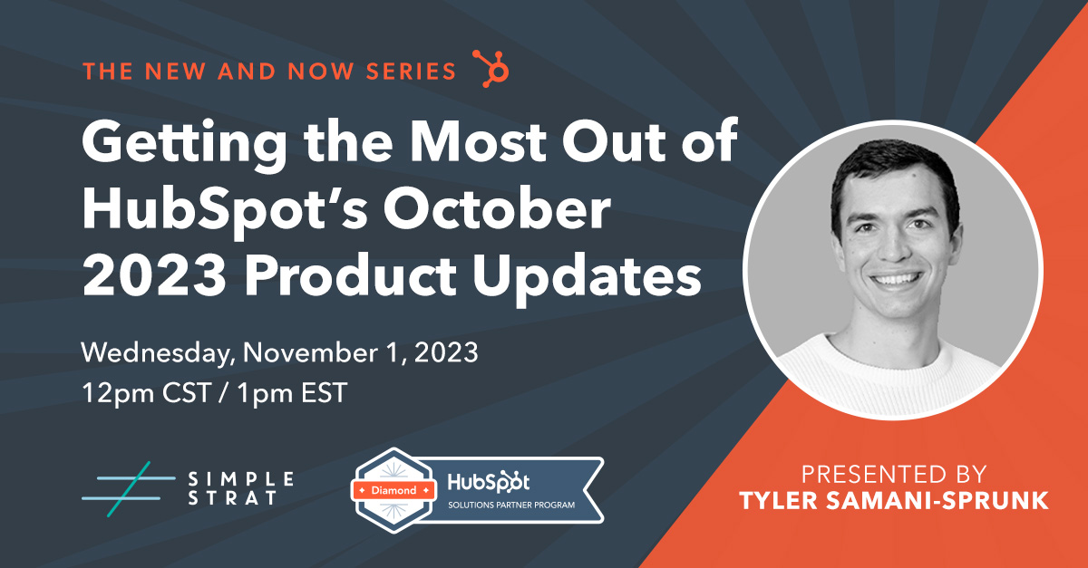HubSpot Product Updates October 2023